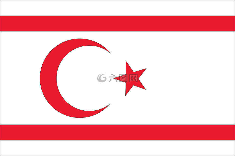 标志,国家,北塞浦路斯