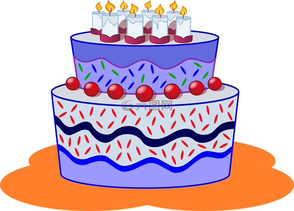 蛋糕,甜点,生日聚会