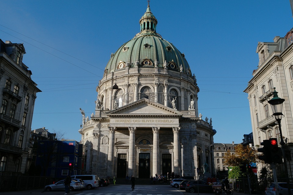 大理石教堂,教堂,哥本哈根