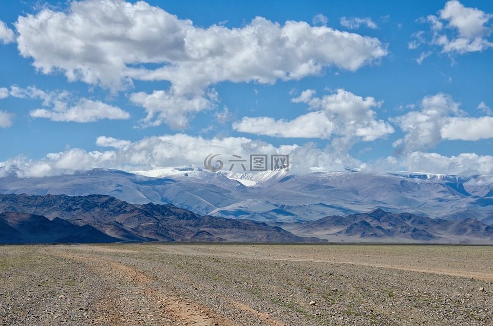 蒙古,沙漠,戈壁