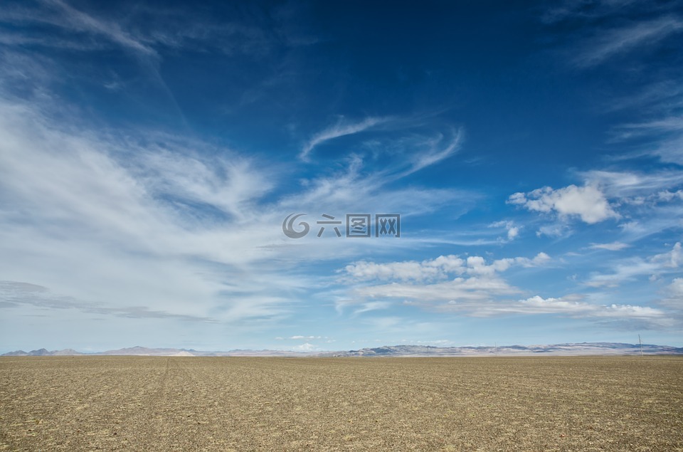 蒙古,沙漠,天空