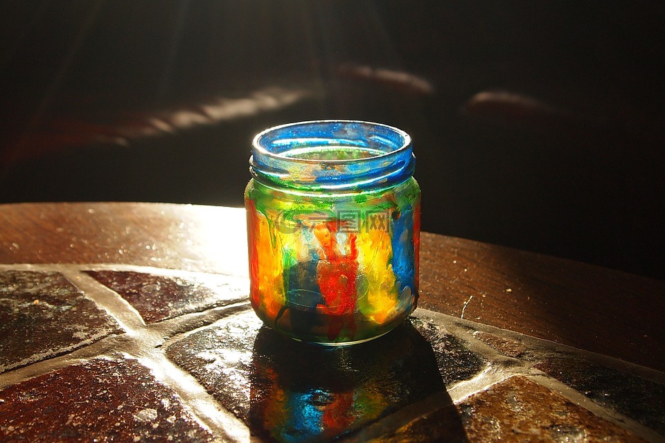 玻璃,jar,玻璃漆