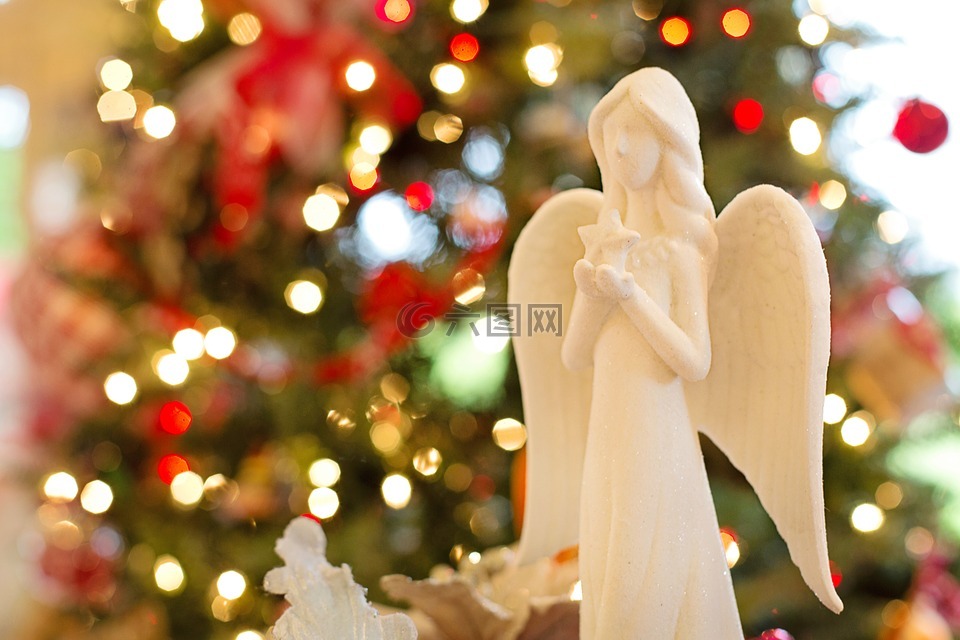 天使,圣诞节,圣诞天使