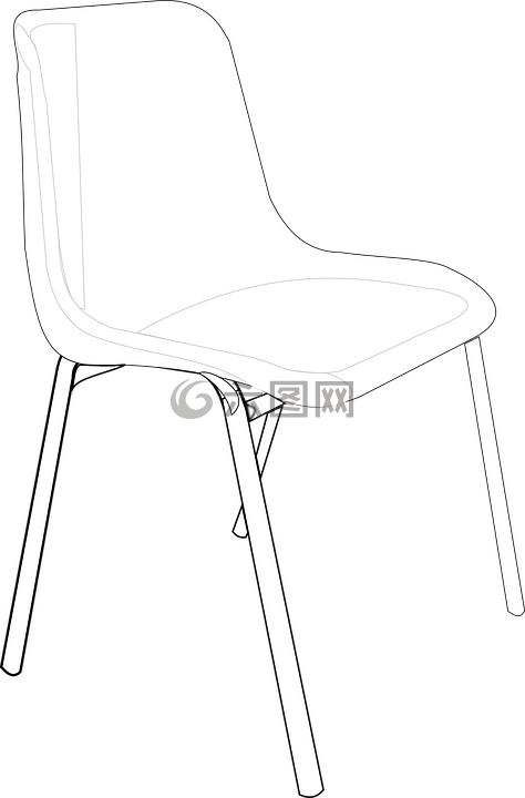 椅子,家具,成型