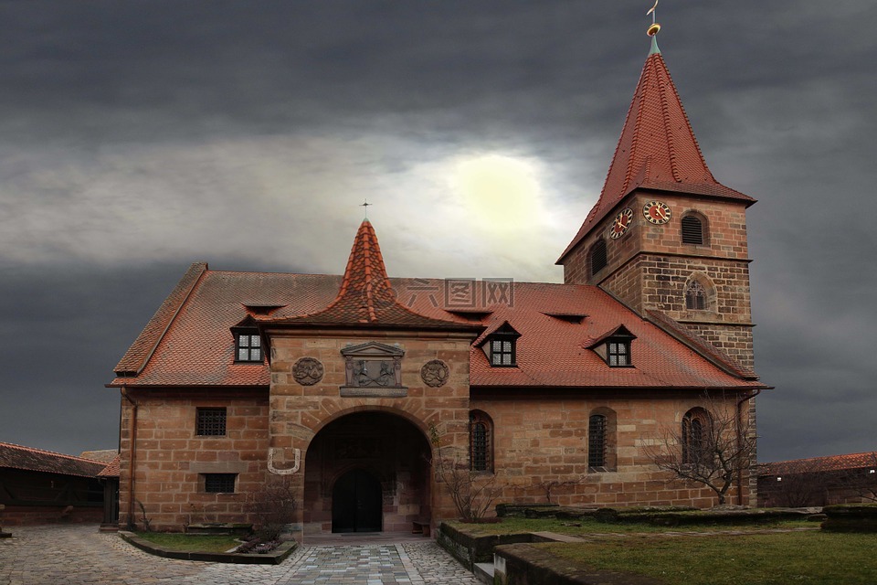 教会,中世纪,强化教堂