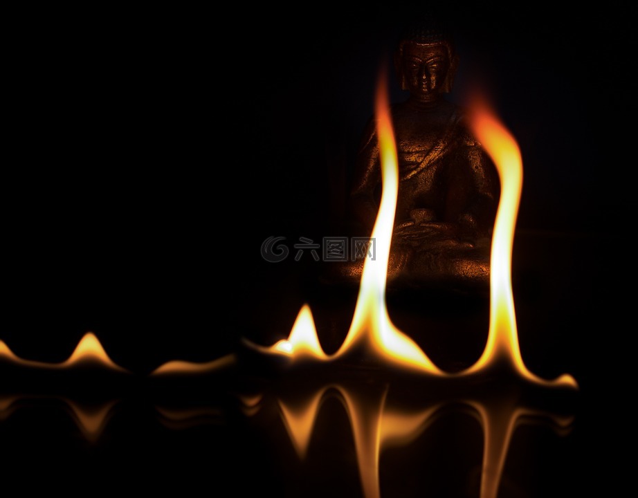 佛教八种火焰图片