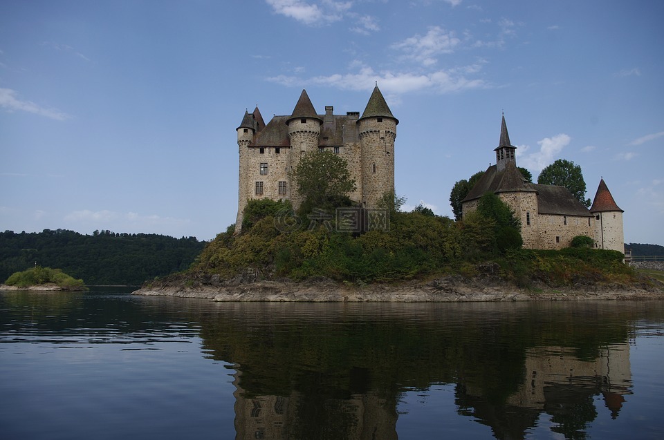城堡,遗产,旅游网站