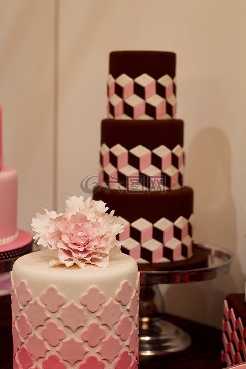 婚礼蛋糕,蛋糕,结婚