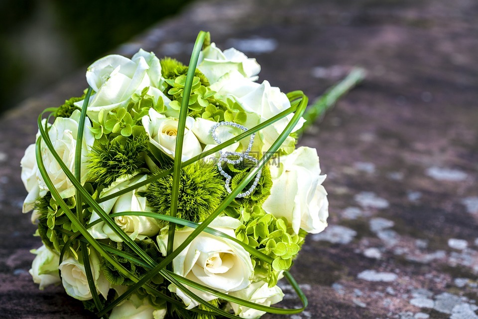 婚礼,鲜花,brautstrauß