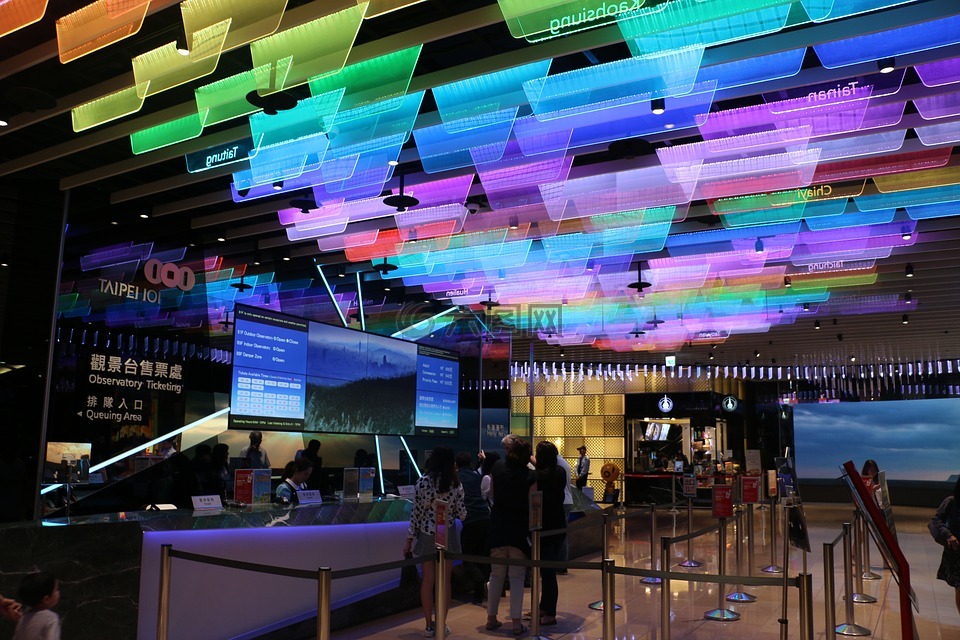 五颜六色,彩色,售票