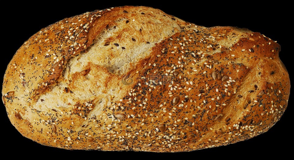 面包,谷物面包,一块面包