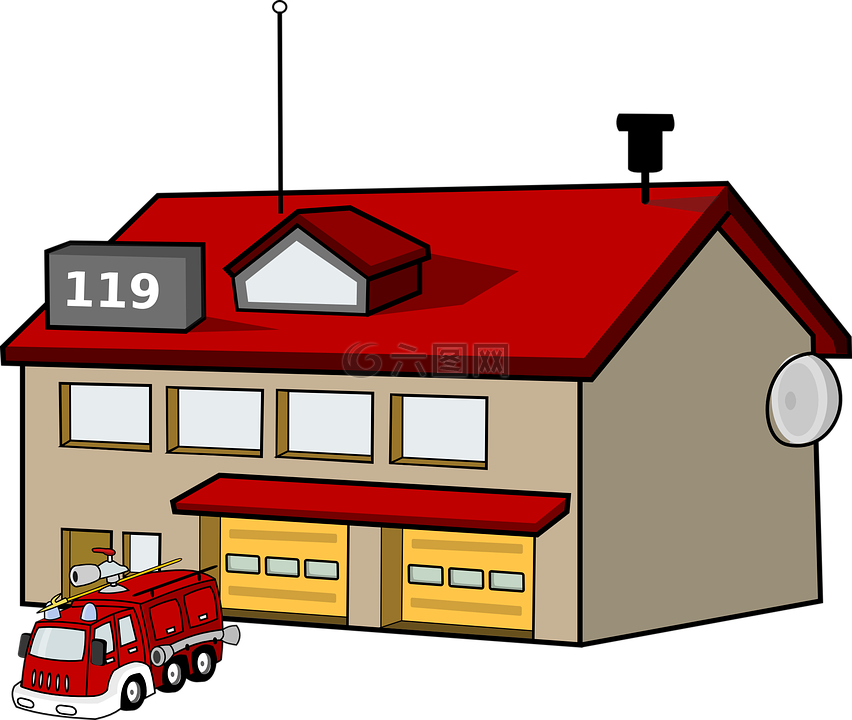 站,消防员,119