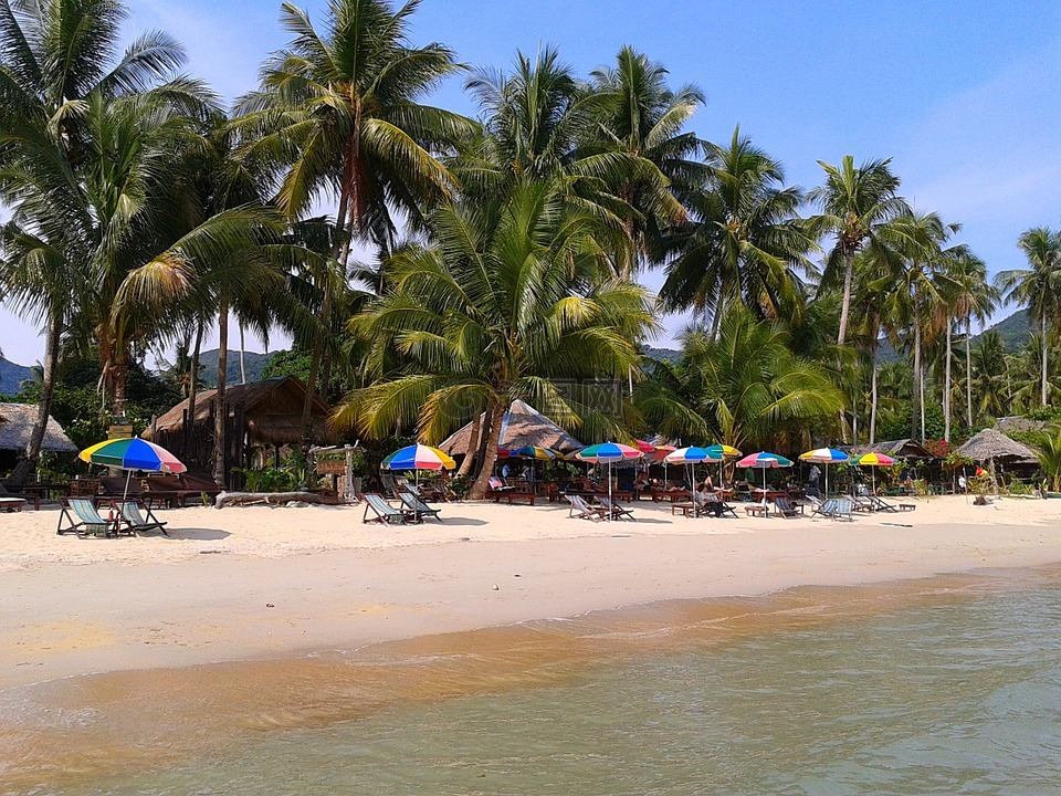 库德岛岛,泰国,海滩