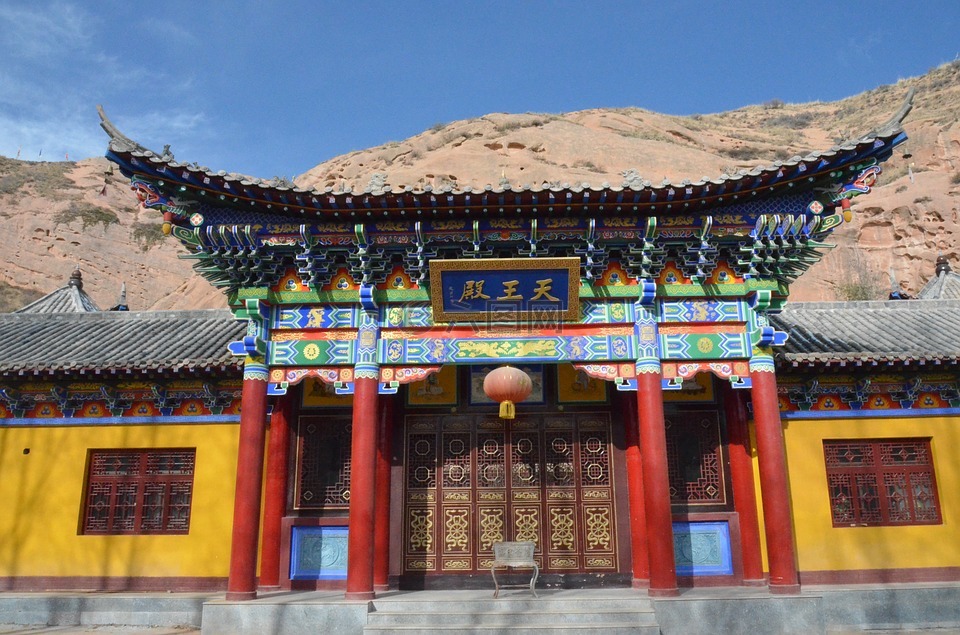 寺庙,张掖,藏族文化