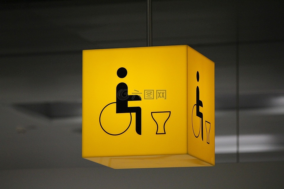 残疾人厕所,残疾,轮椅