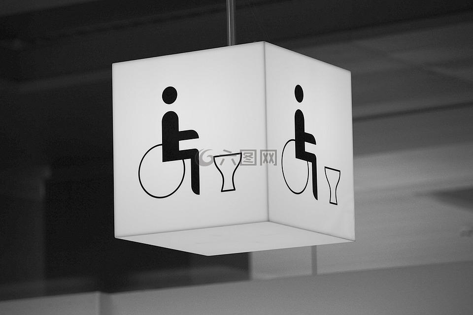 厕所,轮椅使用者,已禁用