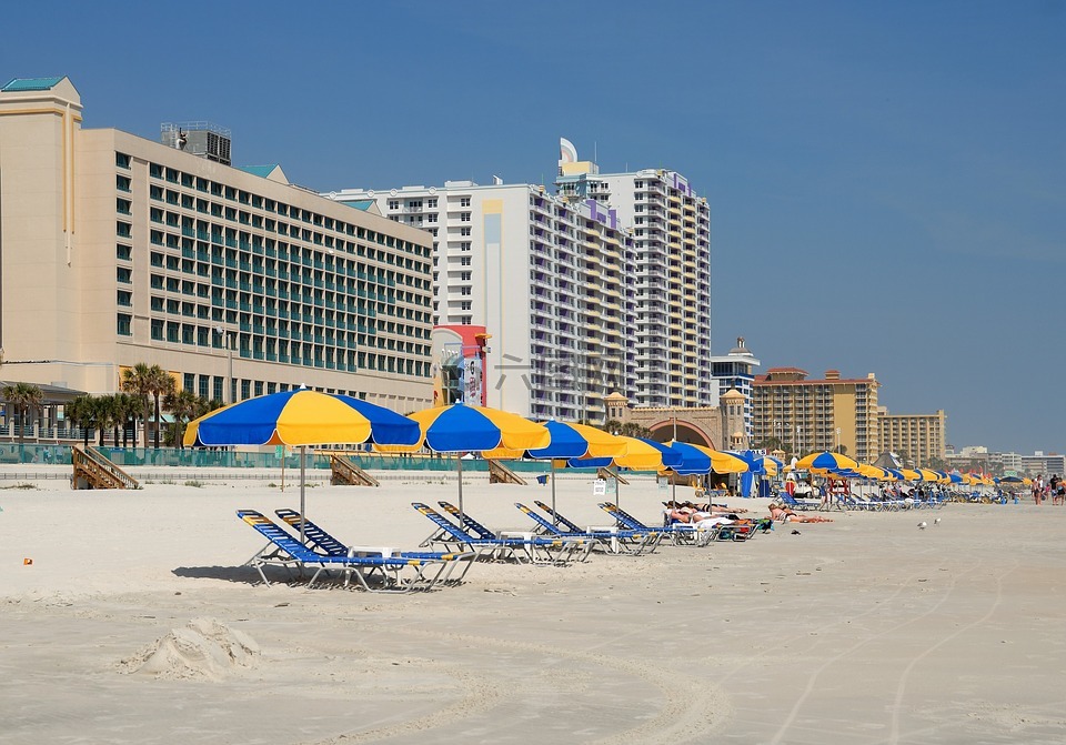 代托纳海滩,佛罗里达,海景