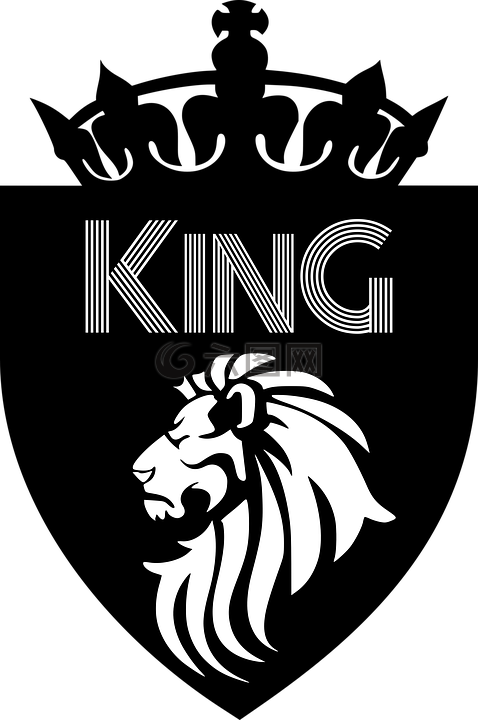 国王,会徽,狮子