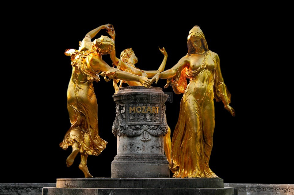 德勒斯登,莫扎特喷泉,德国