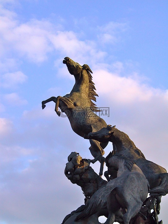 马哥的纪念碑,马,青铜器