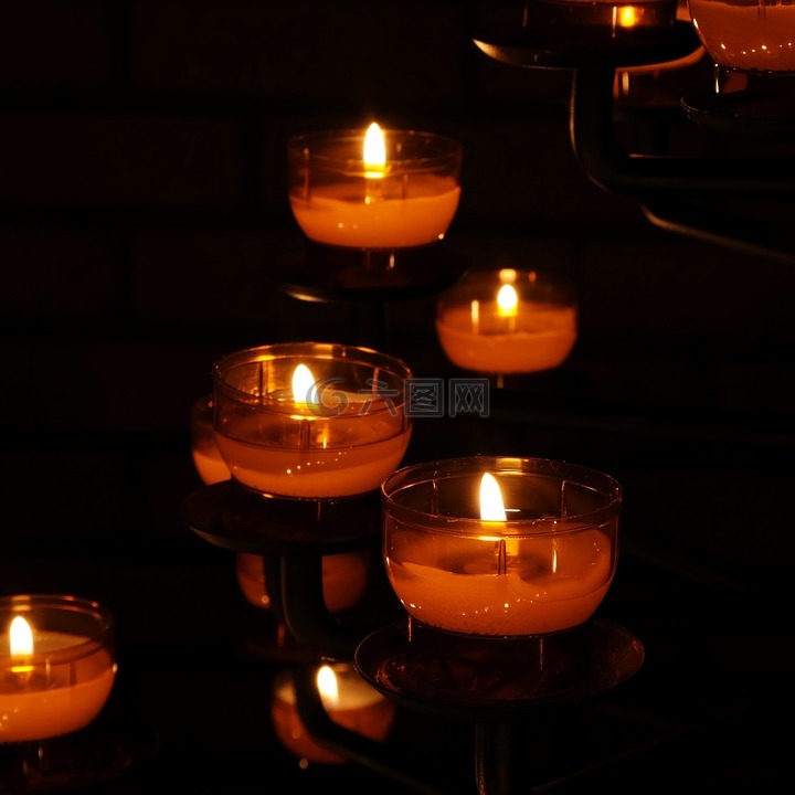 代祷祷言,蜡烛,蜡烛树
