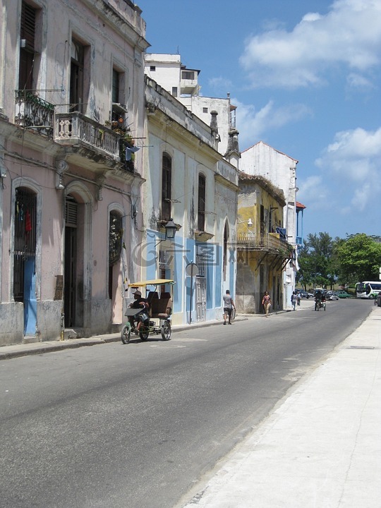 哈瓦那,古巴,路