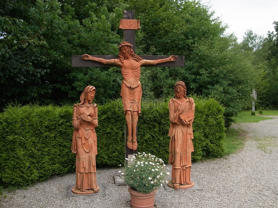 marienfried,十字架,耶稣