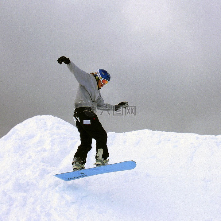 滑雪,冬天,户外活动