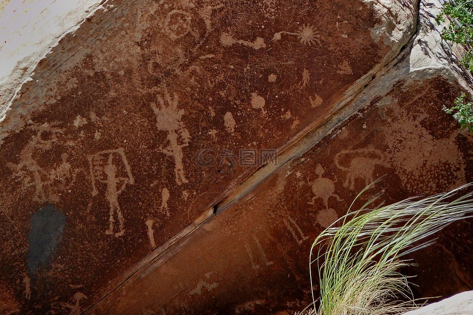 petroglyph,洞穴绘画,洞穴艺术