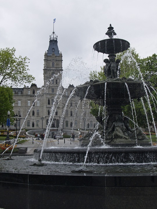 喷泉,魁北克市,魁北克省