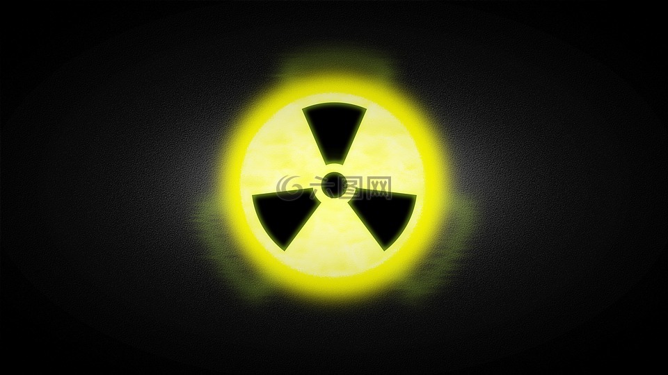 放射性,图形,核发电厂