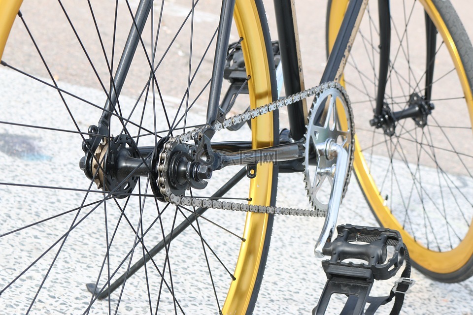 自行车,齿轮,金