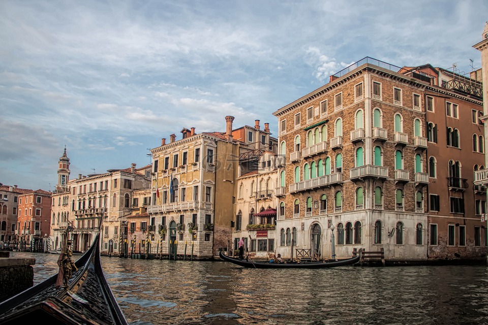 威尼斯,意大利,威尼斯运河