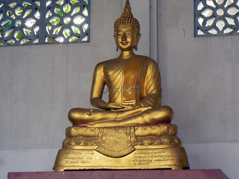 泰国,boudda,寺