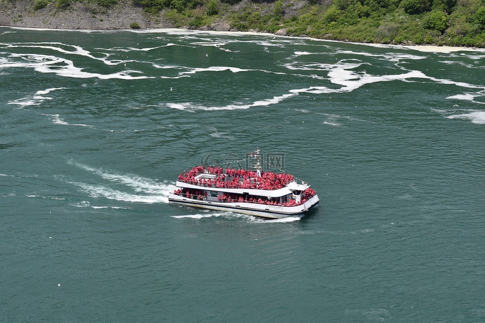 加拿大船,尼加拉瀑布,大瀑布