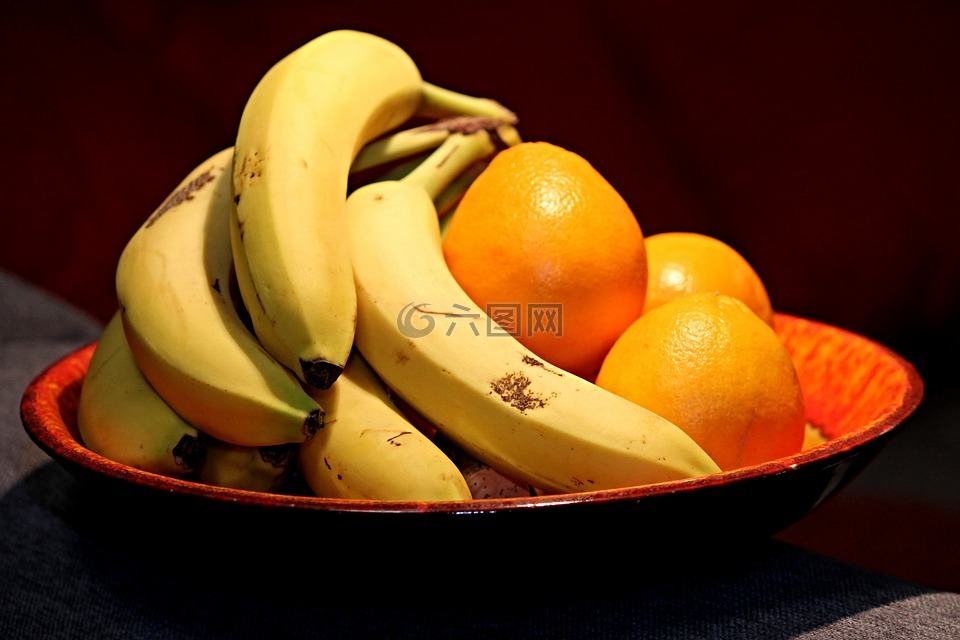 水果,香蕉,橘子