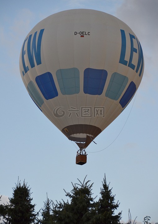 热气球,飞机,热空气气球骑