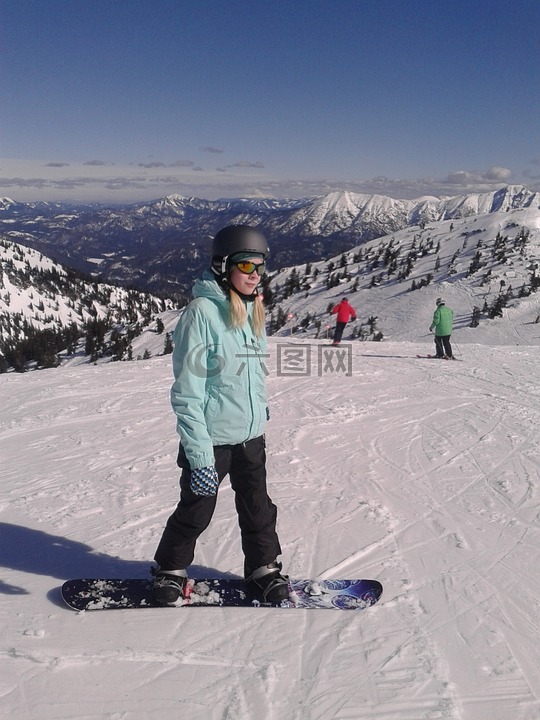 单板滑雪,滑雪,hochkar