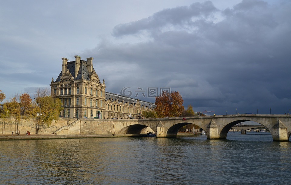 塞纳河河,桥,巴黎
