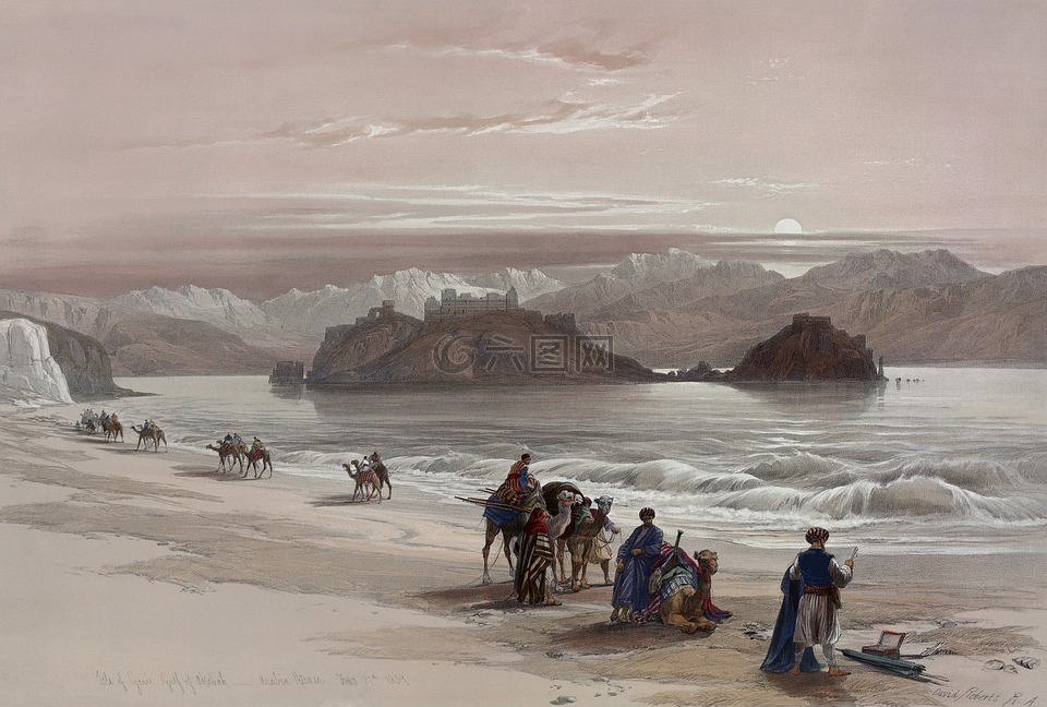 贝都因人,骆驼骑手,1839