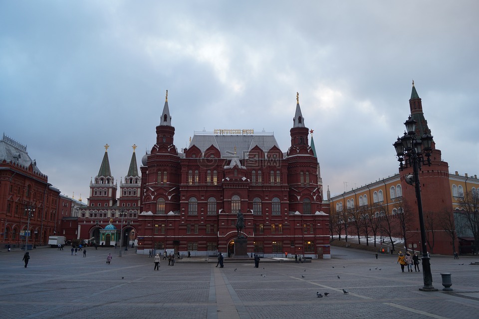 红场,历史文化博物馆,莫斯科