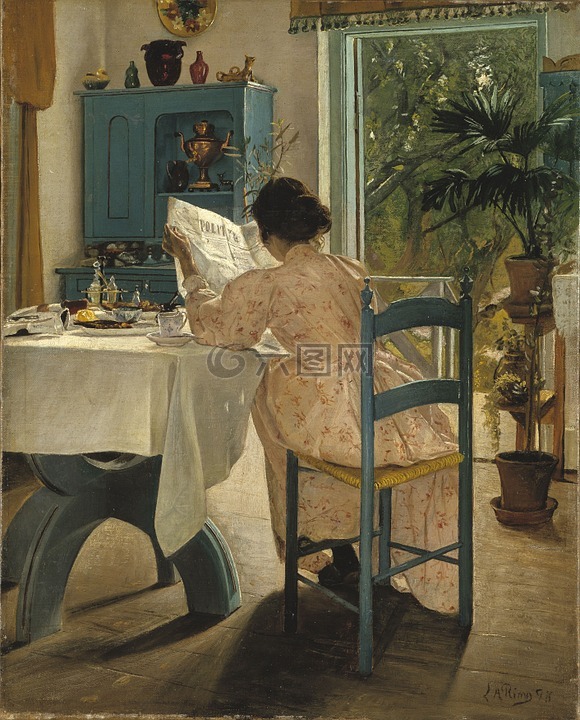 早餐,1898,laurits 安达信环