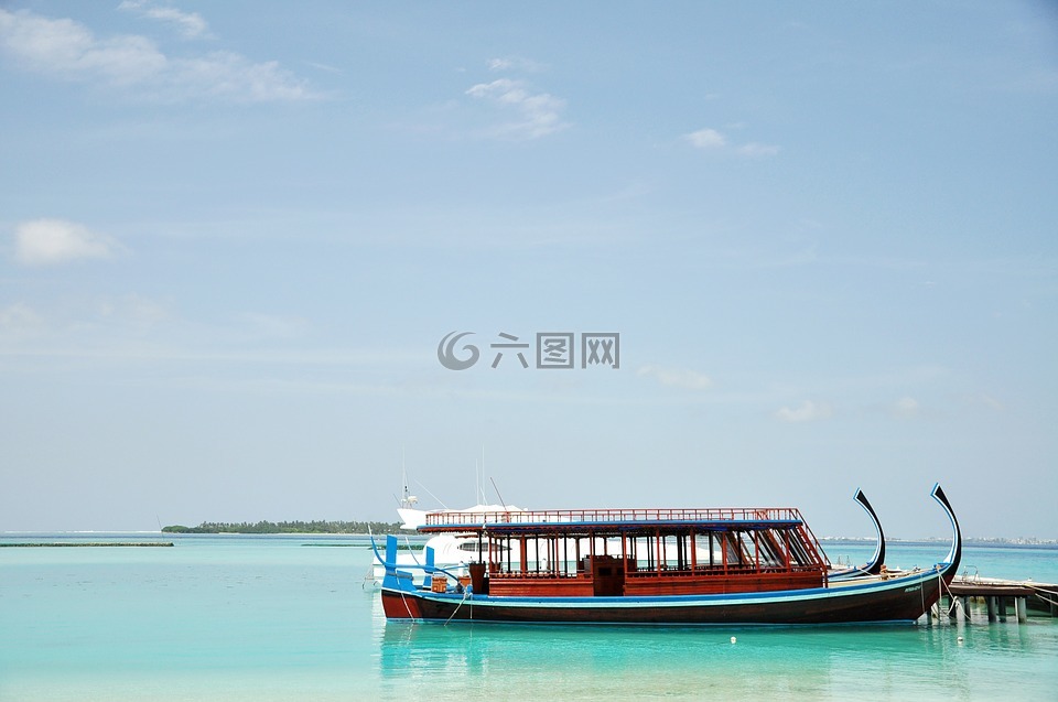 多尼船,满月岛,马尔代夫