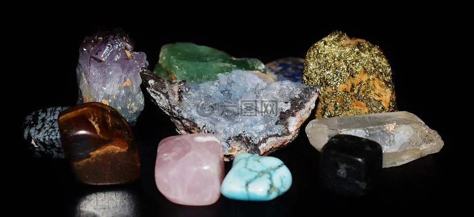 宝石,石头,紫水晶