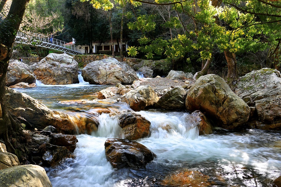 弗拉加,岩石,水