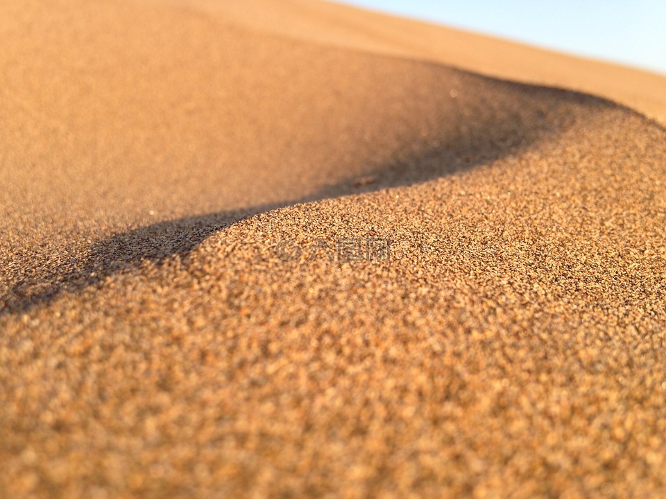沙,沙丘,大加那利岛