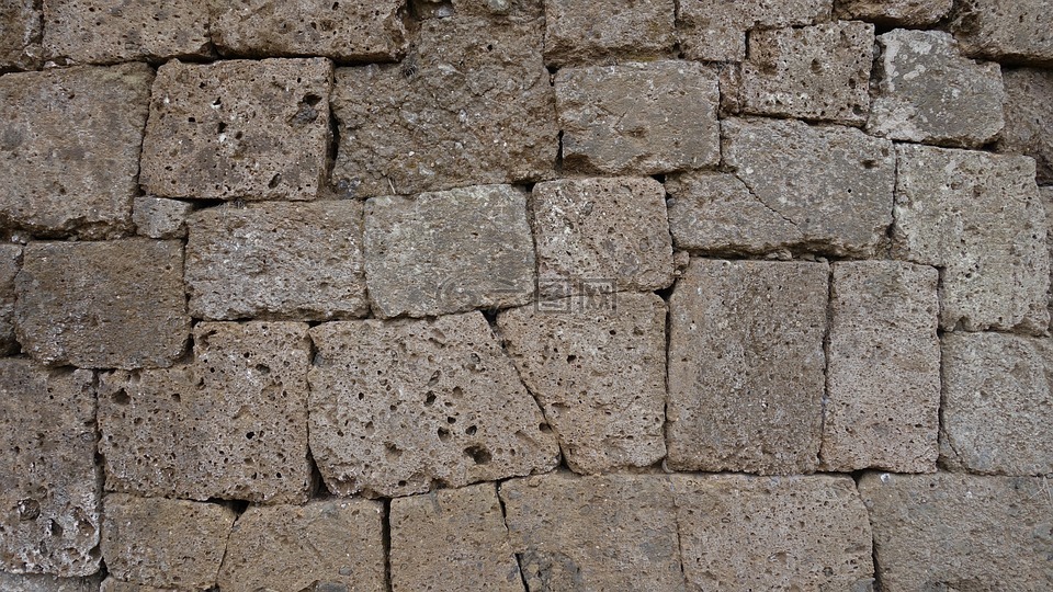 石材墙,伊特鲁里亚,古董