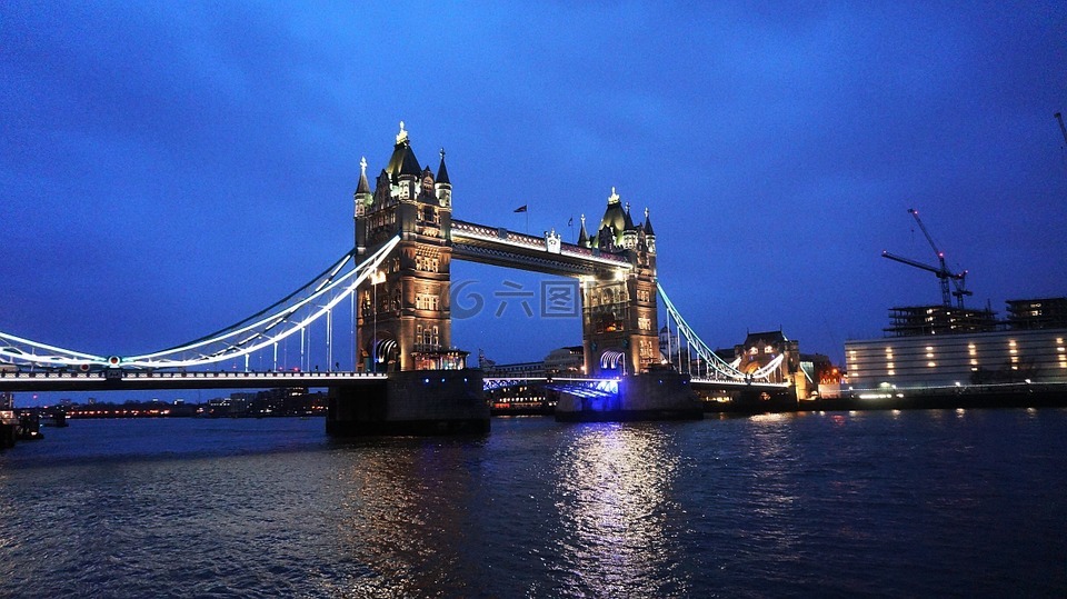 英国,伦敦,伦敦塔桥