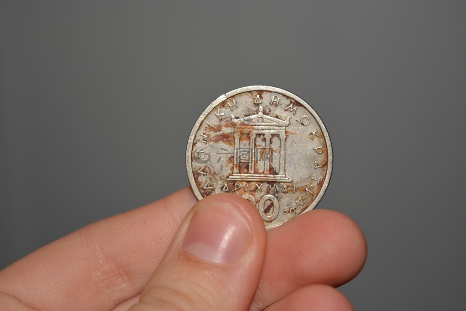 硬币,希腊语,钱