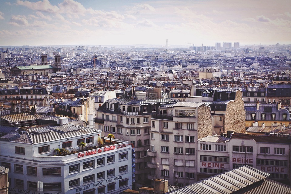 法国,建筑物,城市